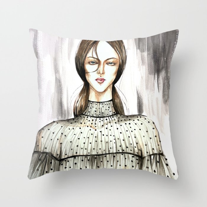 Polka dots Throw Pillow