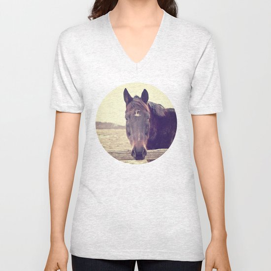Hello Horse Unisex V-Neck