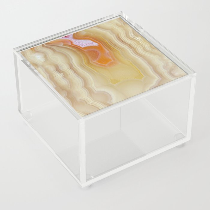 Love Resonance Agate Acrylic Box