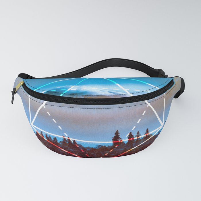 The Elements Geometric Nature Element of Air Fanny Pack