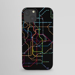 City transport map iPhone Case