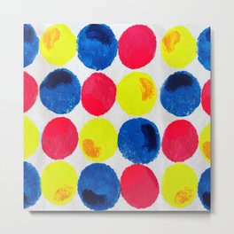 Circle of Colors Metal Print | Yellowcircle, Painting, Colors, Circlepattern, Acrylic, Colourfulpattern, Acrylicpattern, Colorfulpattern, Redcircle, Pinkyellowblue 