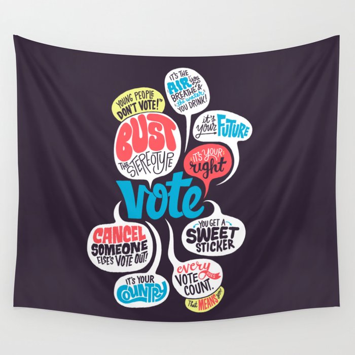 Vote! Wall Tapestry