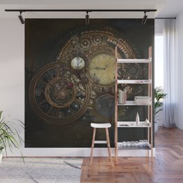 JP London Mural Vintage Gear Industrial Steampunk at 2 Wide by 3 feet high SPMUR2332 Fully Removable Peel and Stick Wall Art