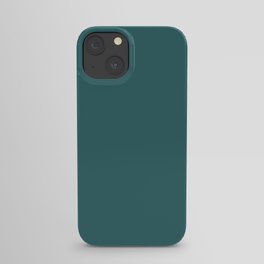 Solid Color DARK TEAL iPhone Case