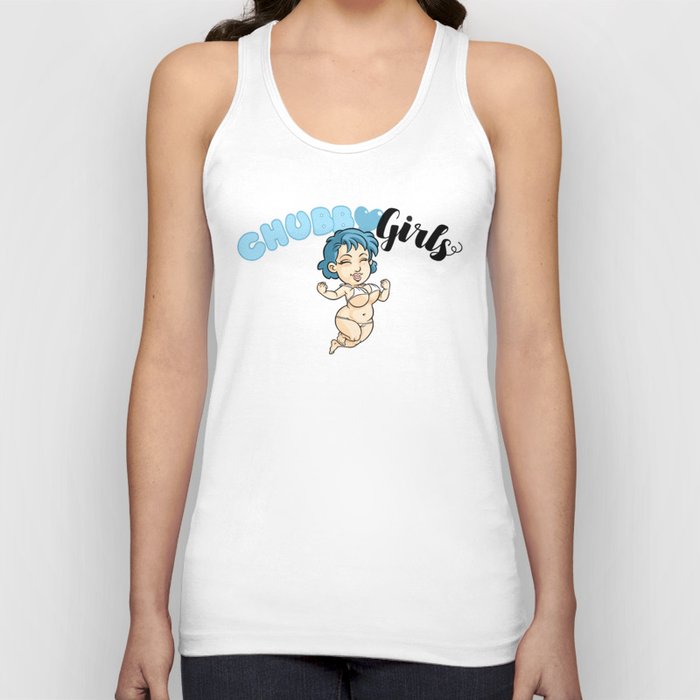 Chubby Girls "Blue one" Tank Top