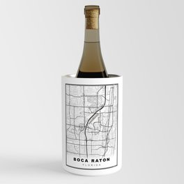 Boca Raton Map Wine Chiller