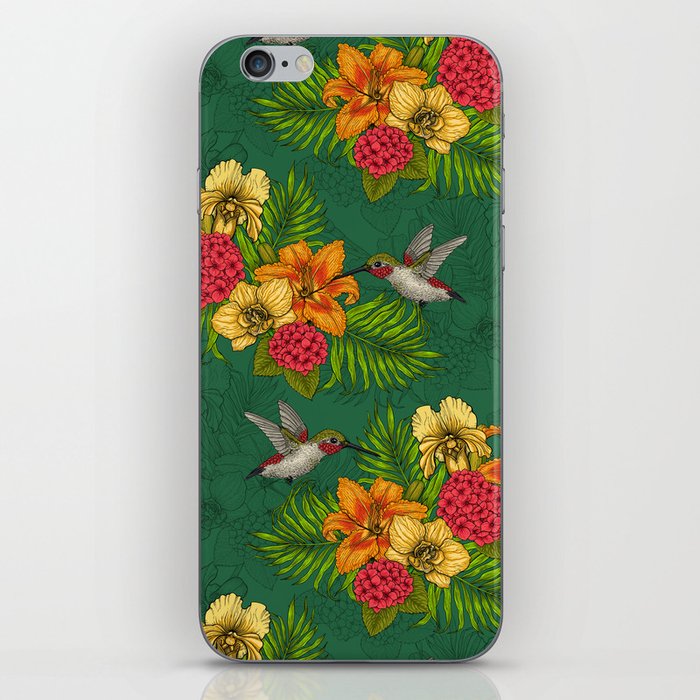 Tropical bouquet iPhone Skin