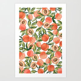 Peach Love Art Print