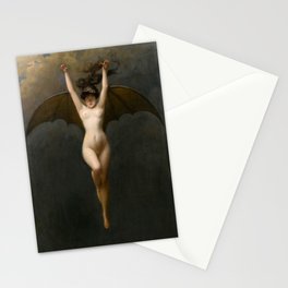 The Bat-Woman, by Albert Joseph Pénot Stationery Cards