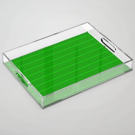 Vintage Pastel Neon Dark Green Lines Modern Collection Acrylic Tray