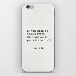 Lao Tzu quotations 4 iPhone Skin