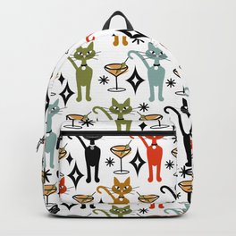 Cats Retro Party All Night  Backpack
