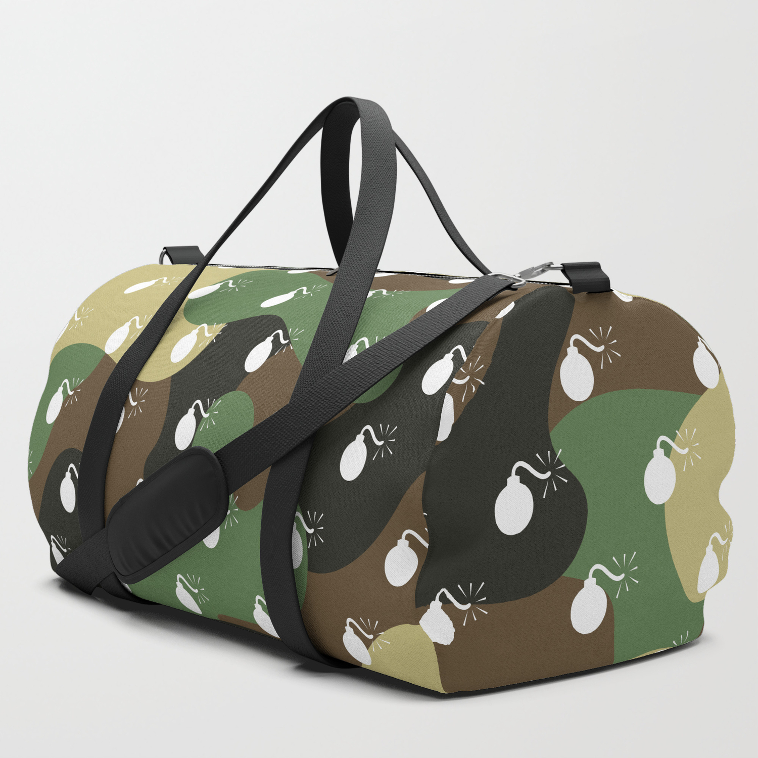 large camo duffle bag