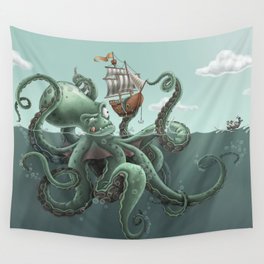 Kraken wants to play Wall Tapestry