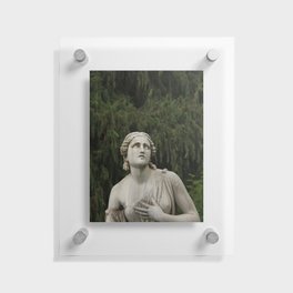 Greek Statue Marble Statue Forest Scene Floating Acrylic Print