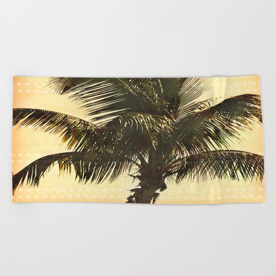 Palm On Film Beach Towel