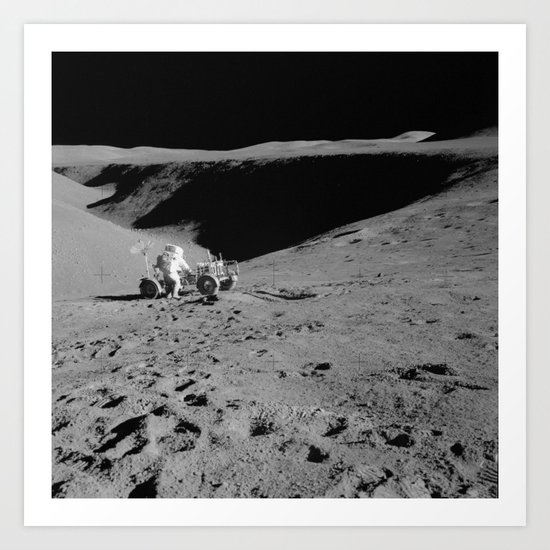 Lunar Vehicle Art Print