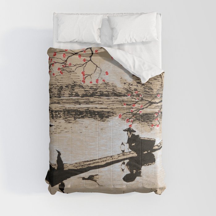 Bird Fishing Comforter