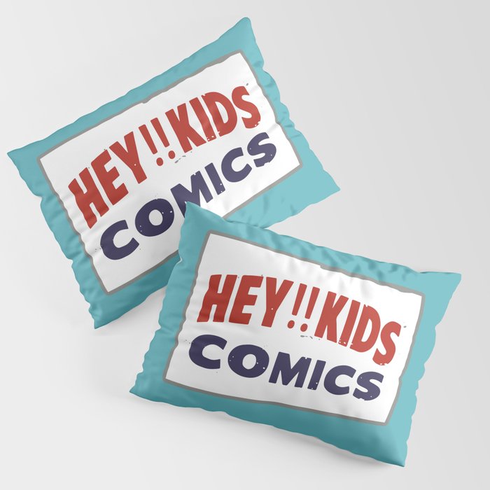 Hey Kids! Comics Spinner Rack Sign Pillow Sham