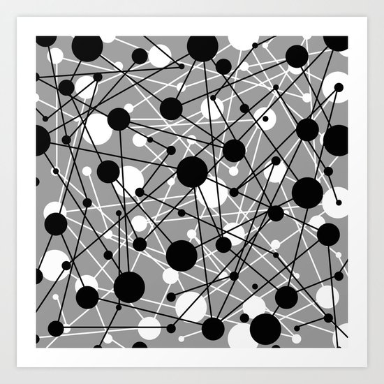 Molecular Madness Art Print