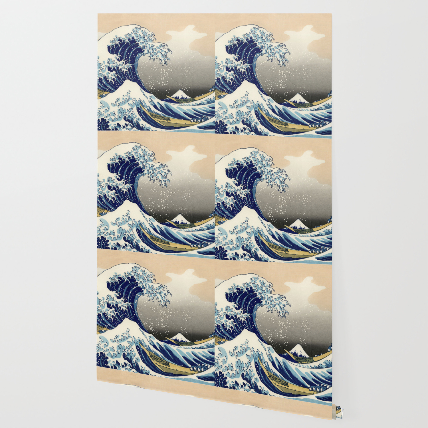 Katsushika Hokusai The Great Wave Off Kanagawa 1831 Wallpaper By
