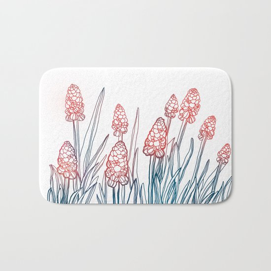 Hyacinths Bath Mat