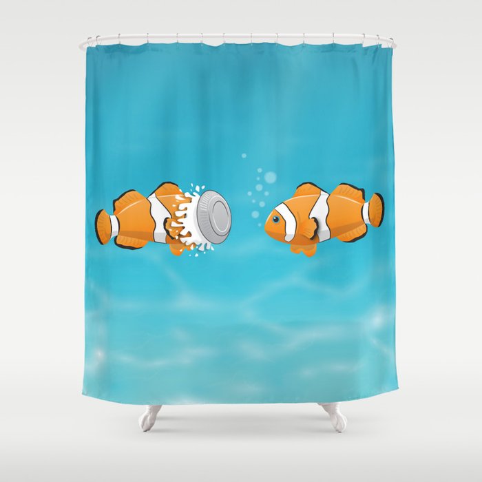 Clown Fish Shower Curtain By Naturez Society6