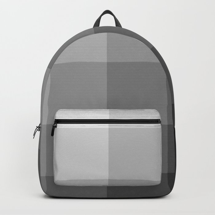 Grey, Black & White Backpack