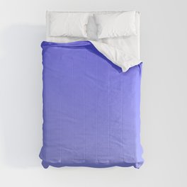 21 Blue Gradient 220506 Aura Ombre Valourine Digital Minimalist Art Comforter
