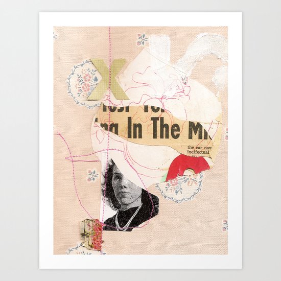 "in the mix" Art Print
