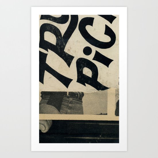 River Bummin' Art Print
