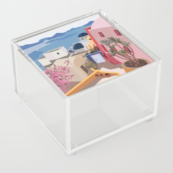Magic Santorini Acrylic Box