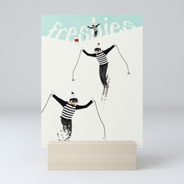 Ski Freshies Mini Art Print