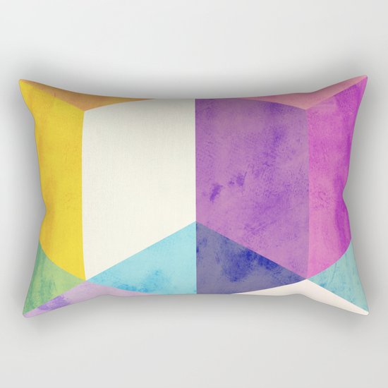 RubyTres Textured Rectangular Pillow