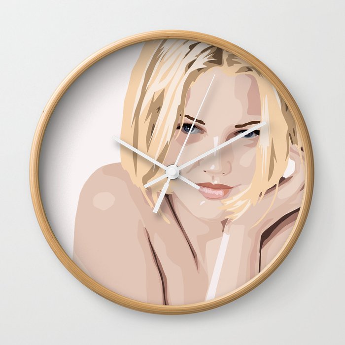 Drew Barrymore Wall Clock