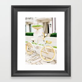 Alys Beach Bike Framed Art Print