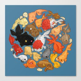 For The Love Of Goldfish Canvas Print