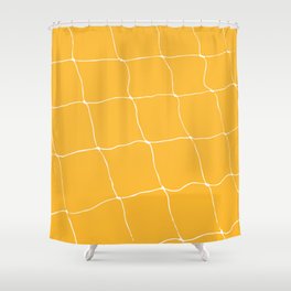 Tennis Net Pattern Shower Curtain