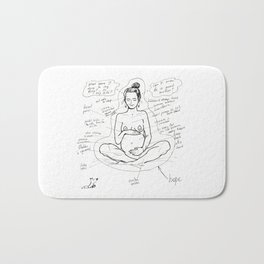 The Truth About Pregnancy Bath Mat | Mom, Ink, Ink Pen, Pregnancy, Drawing, Hope, Mom Worries, Schema, Pregnant 