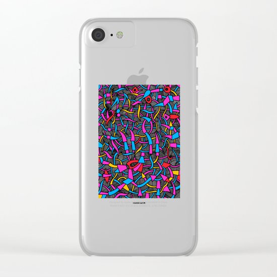 - parquet - Clear iPhone Case