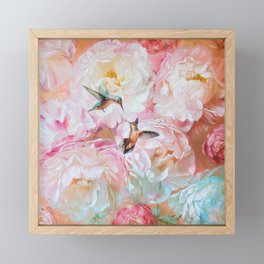 Peony LOVE Framed Mini Art Print