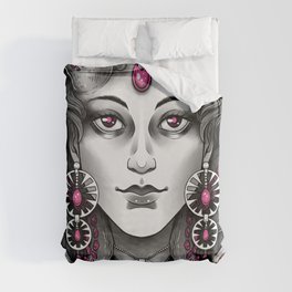Spikes and Gems Duvet Cover