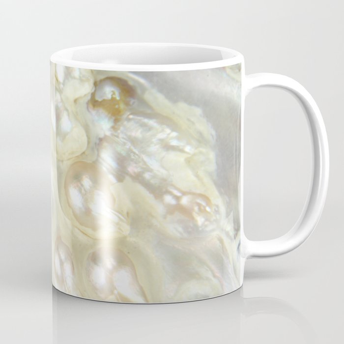 Shimmery Pearly Abalone Shell Coffee Mug