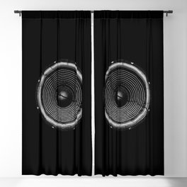 Cracked speaker Blackout Curtain