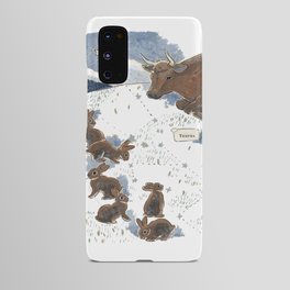 Taurus and the rabbits Android Case