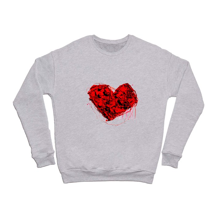 My Heart (all bloody, with like blood and stuff) Crewneck Sweatshirt