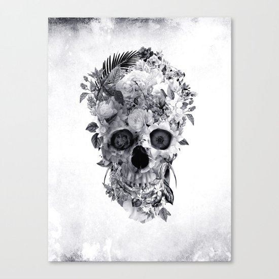 Skull BW Canvas Print