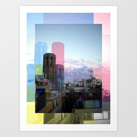 Saturday 12 January 2013: "...landed in my eyes..." Art Print