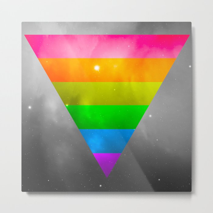LGBT Pride Triangle Metal Print